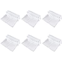 Balacoo 6Pcs 8mm Acuario Peces Acrílico Cubierta de Cristal Clip Soporte Titular Acuario Top Clips
